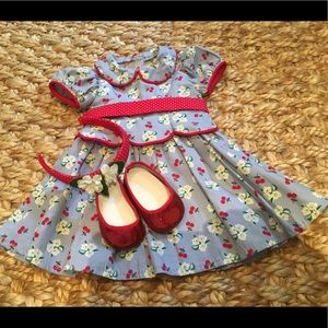 American girl dress and accessories